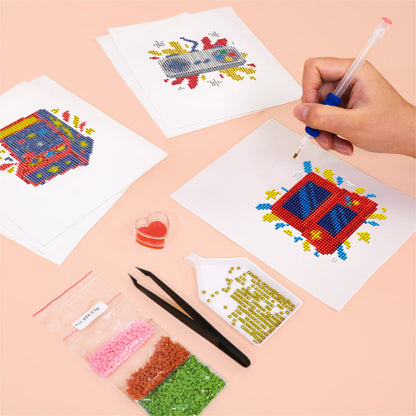 Retro Handhelds and Arcade Fun (Mini Diamond Painting)