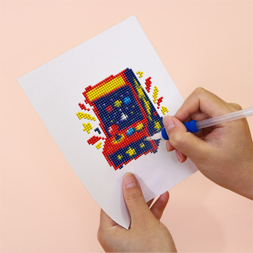 Retro Handhelds and Arcade Fun (Mini Diamond Painting)