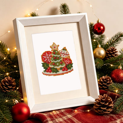 Iced Christmas Cookie Platters (Mini Diamond Painting)
