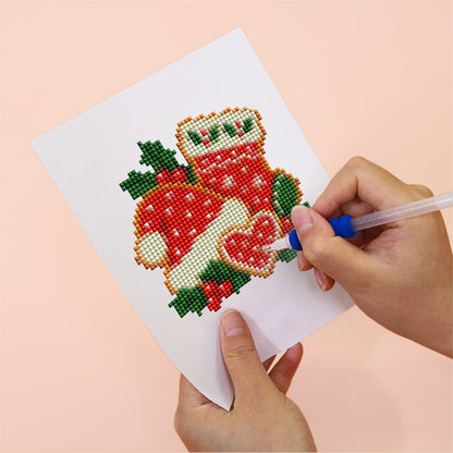 Iced Christmas Cookie Platters (Mini Diamond Painting)