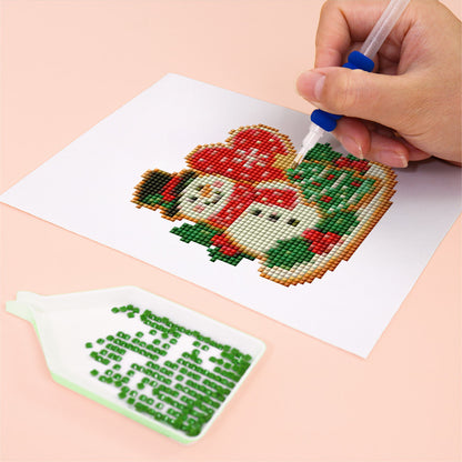 Iced Christmas Cookie Platters (Mini Diamond Painting)