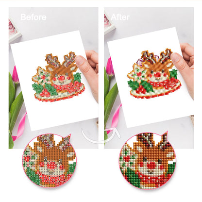 Iced Christmas Cookie Platters (Mini Diamond Painting)