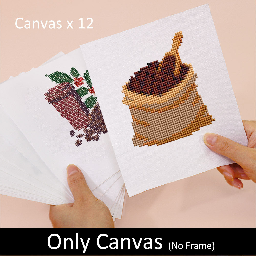 Bean to Cup Coffee Ritual (Mini Diamond Painting)