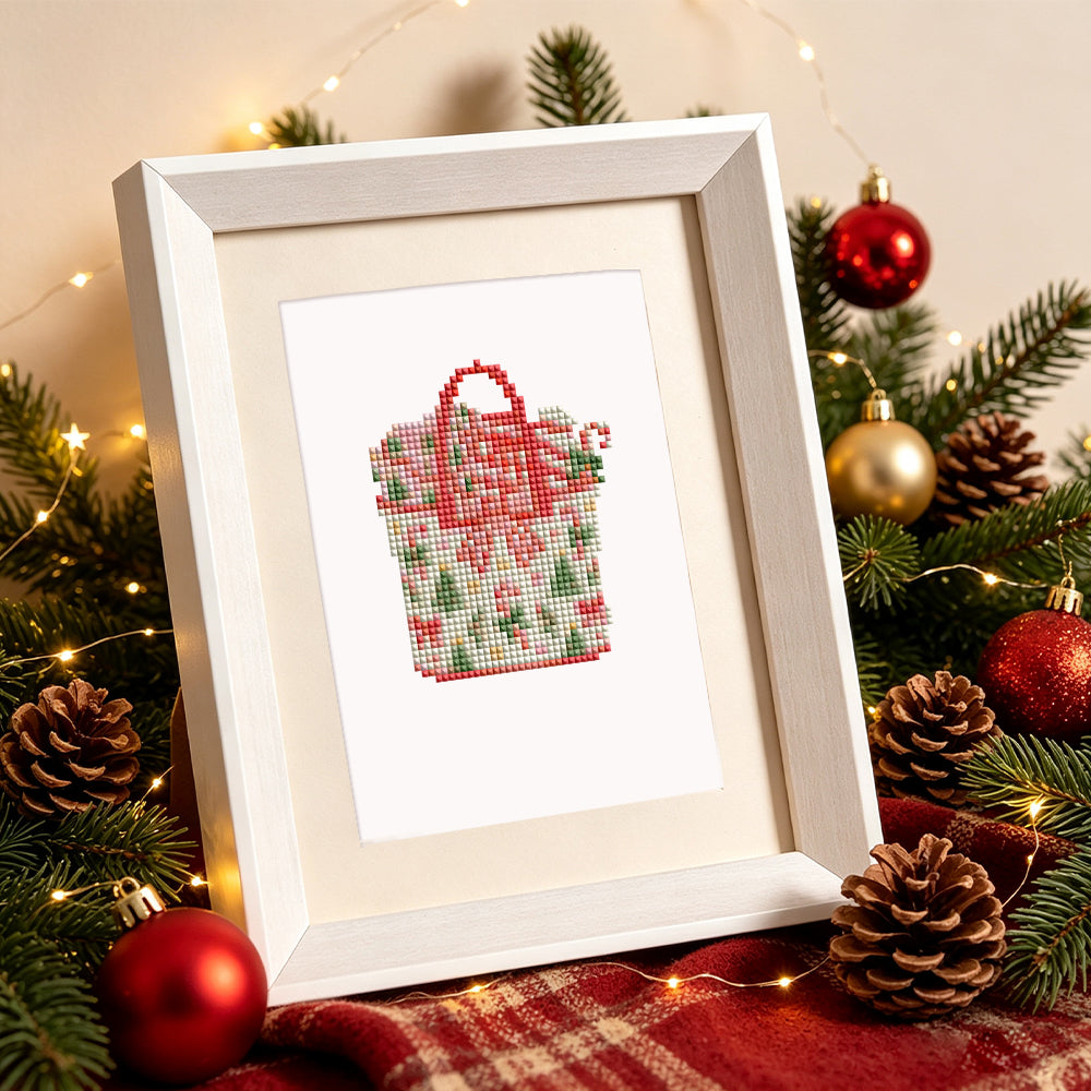 Cozy Slippers and Cocoa Mug Gifts (Mini Diamond Painting)