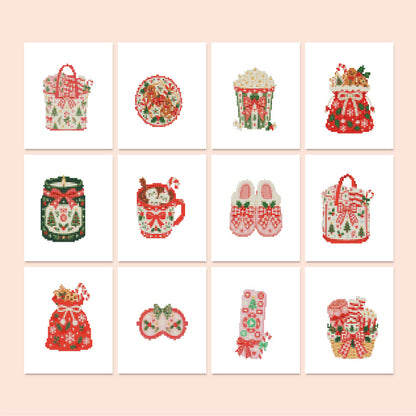 Cozy Slippers and Cocoa Mug Gifts (Mini Diamond Painting)