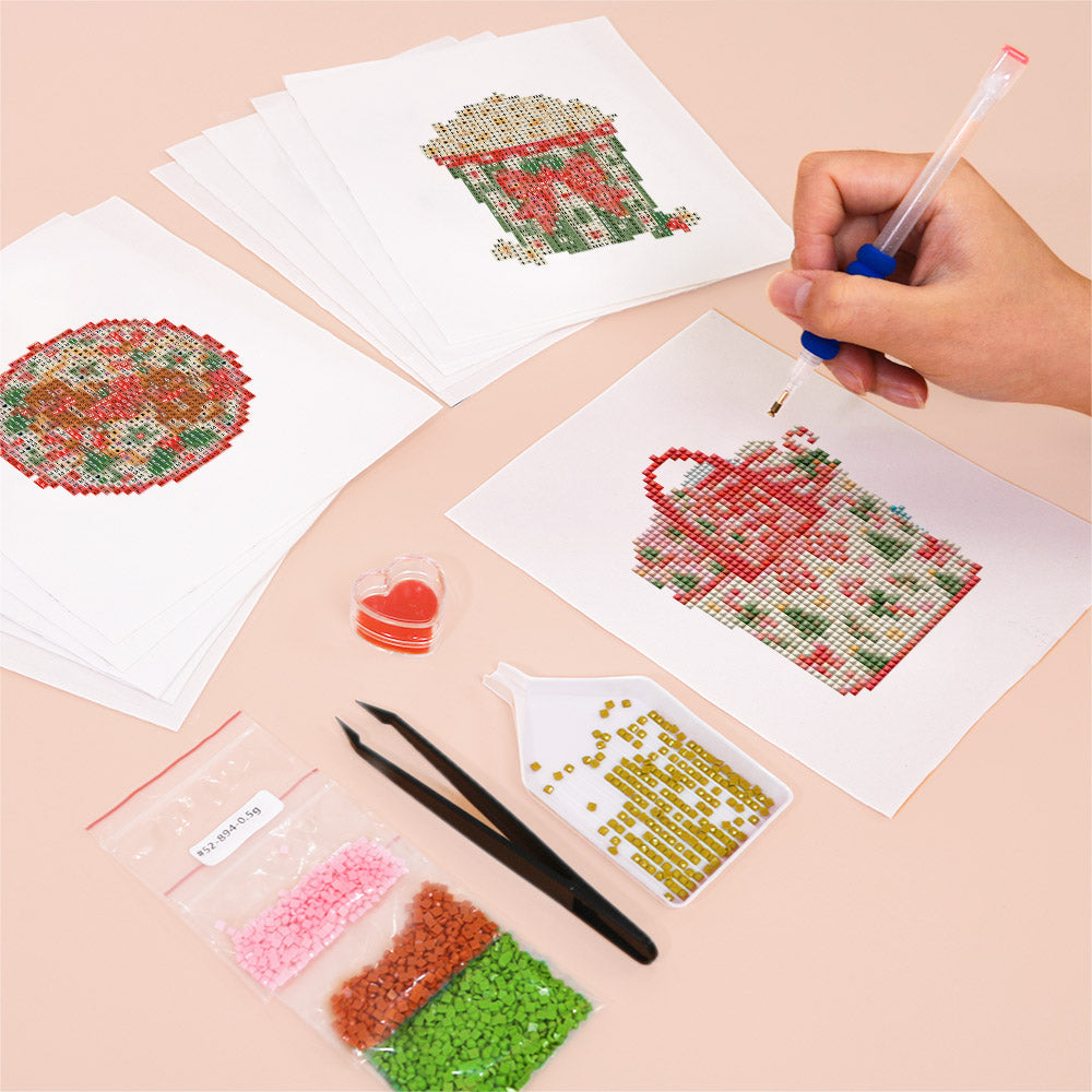Cozy Slippers and Cocoa Mug Gifts (Mini Diamond Painting)