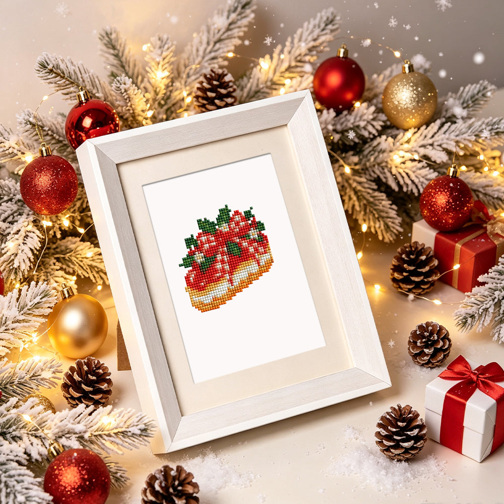 Yule Log and Gingerbread Bakes (Mini Diamond Painting)