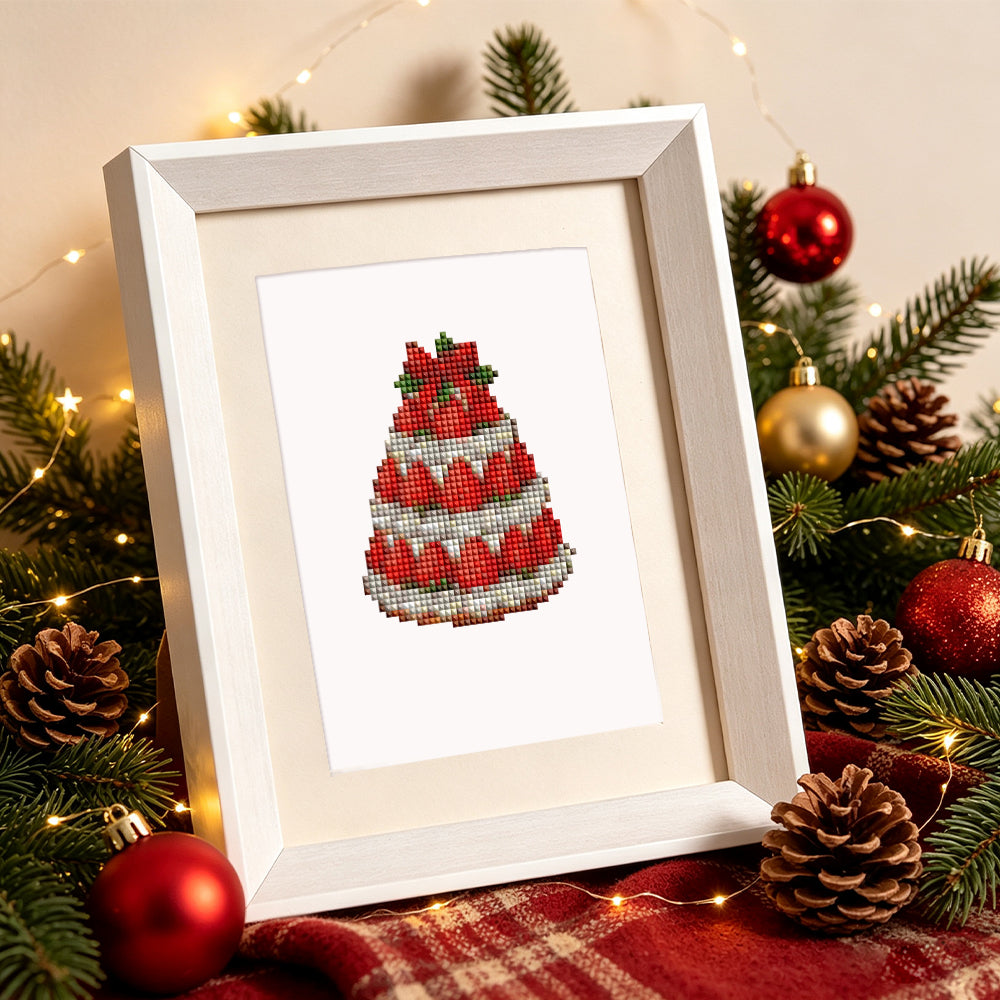 Yule Log and Gingerbread Bakes (Mini Diamond Painting)