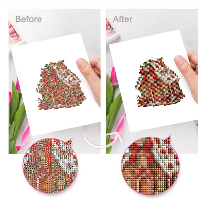 Yule Log and Gingerbread Bakes (Mini Diamond Painting)