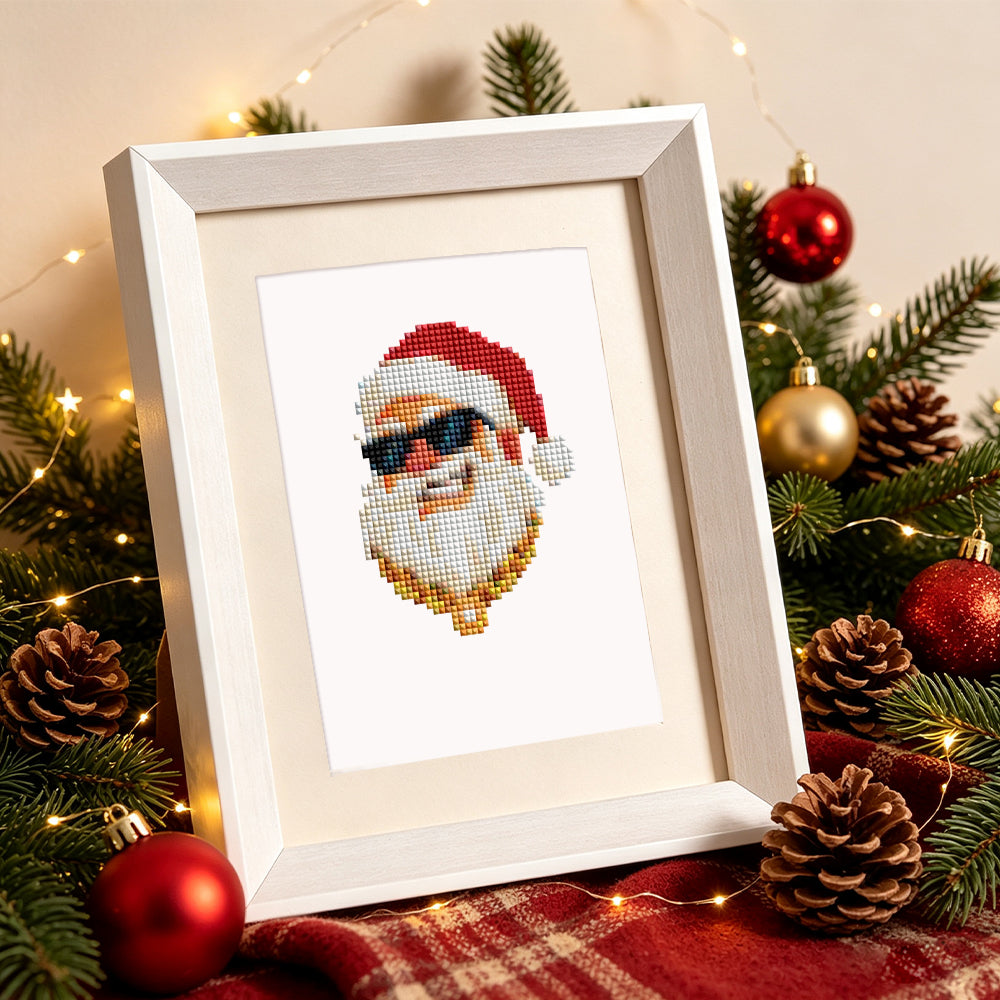 Sunglasses Santa and Cool Crew (Mini Diamond Painting)