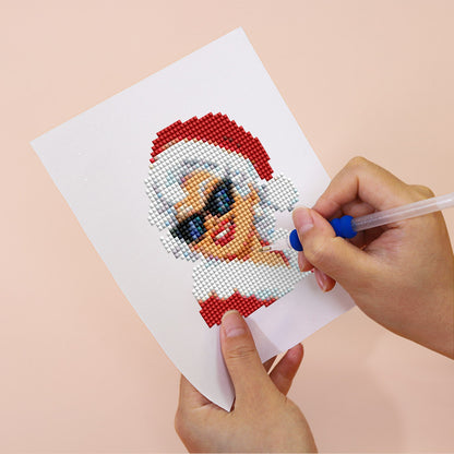 Sunglasses Santa and Cool Crew (Mini Diamond Painting)