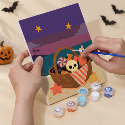 Monster Beach Vacation mini paint by numbers – image 5