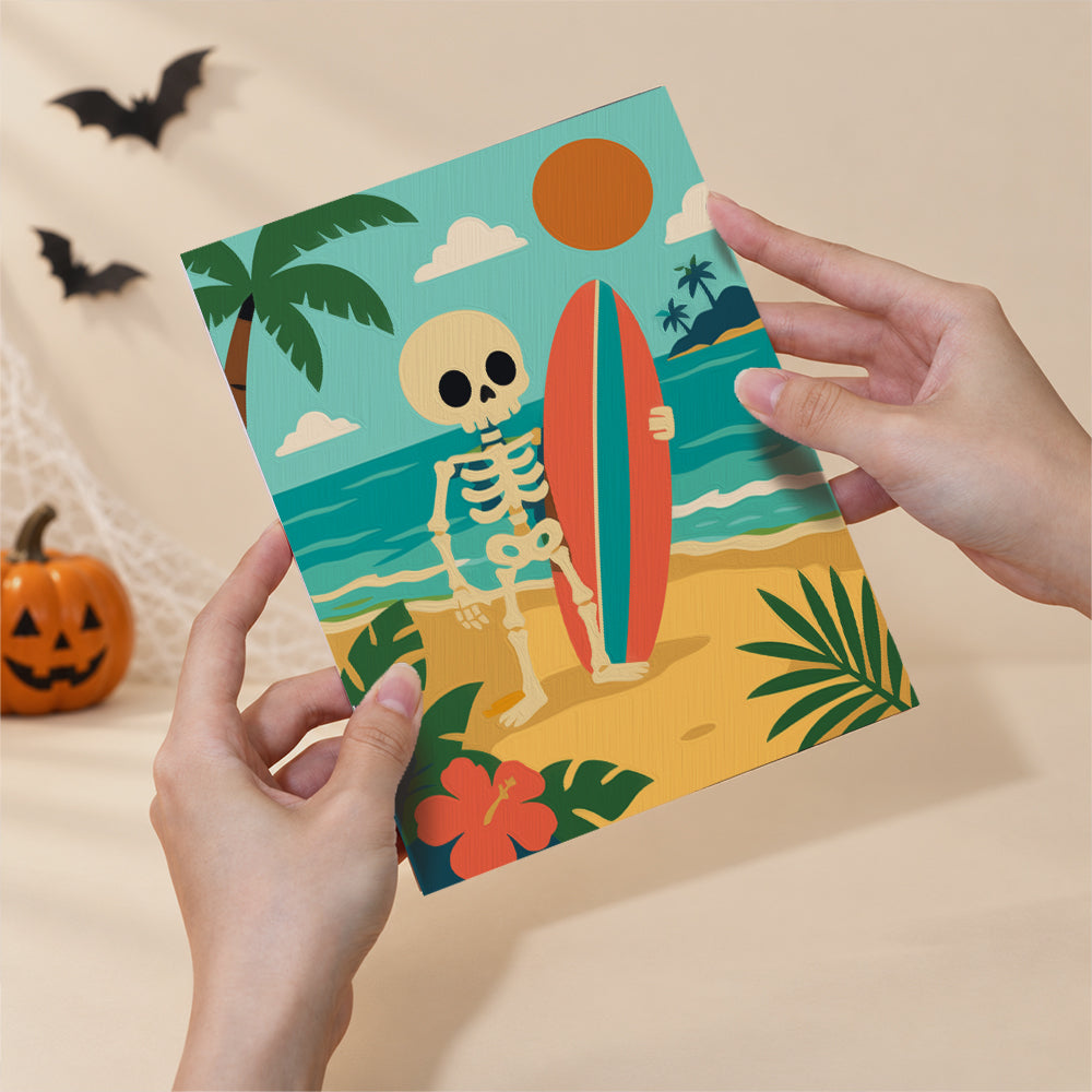 Monster Beach Vacation mini paint by numbers – image 6