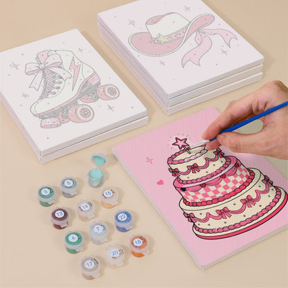 Pink Retro Accessories mini paint by numbers – image 4