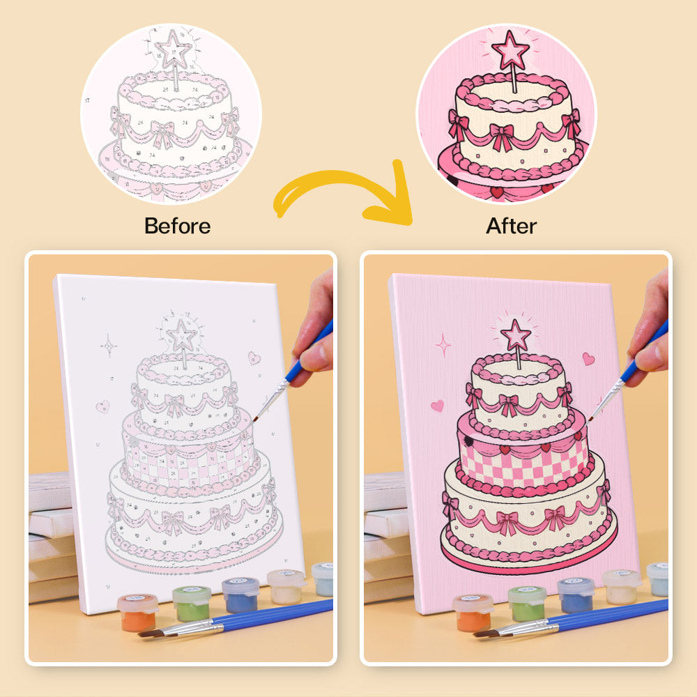 Pink Retro Accessories mini paint by numbers – image 10