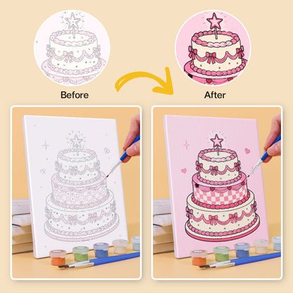 Pink Retro Accessories mini paint by numbers – image 10