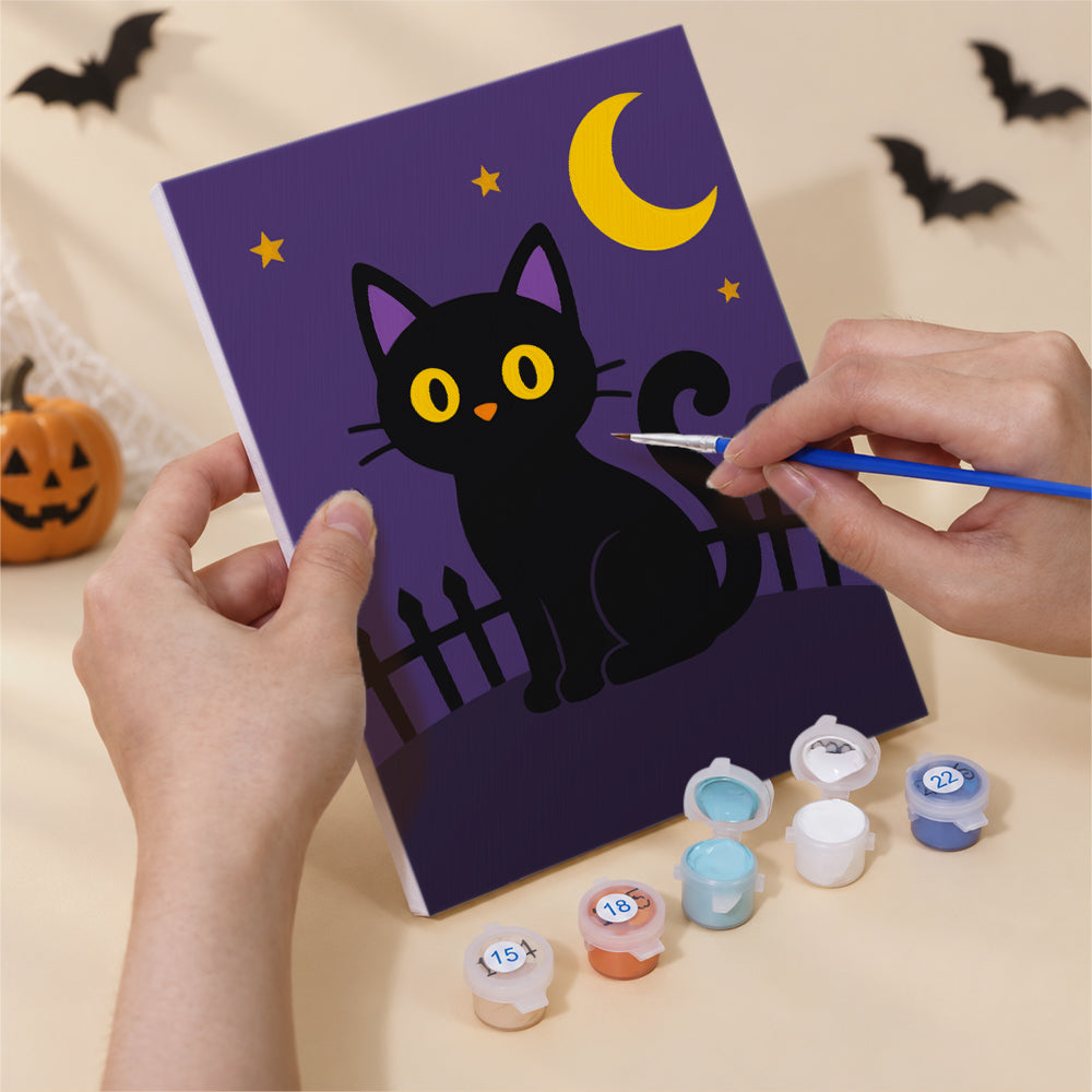 Classic Halloween Icons mini paint by numbers – image 5