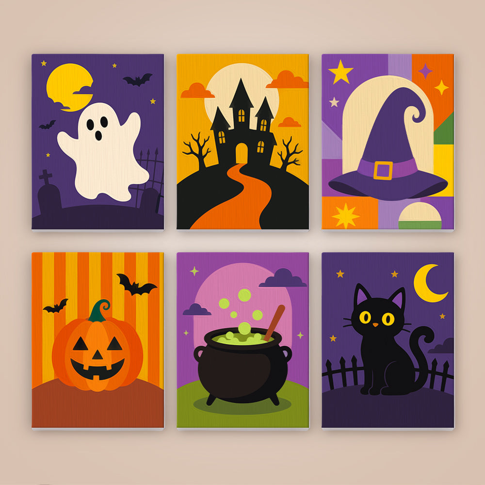 Classic Halloween Icons mini paint by numbers – image 8