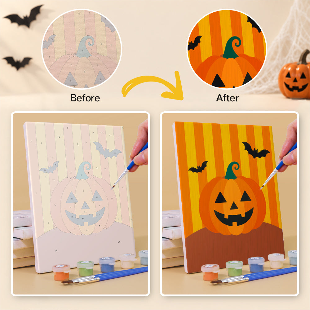Classic Halloween Icons mini paint by numbers – image 10
