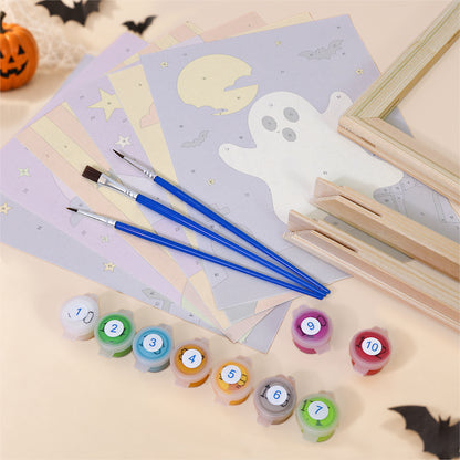 Classic Halloween Icons mini paint by numbers – image 11
