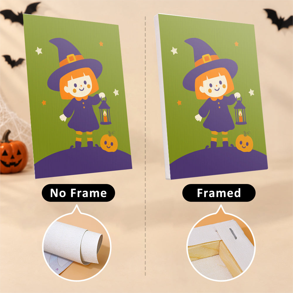 Cute Halloween Characters mini paint by numbers – image 13