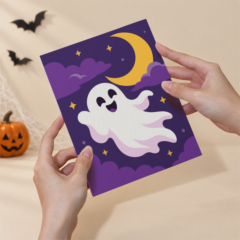 Dancing Skeleton and Owl Night mini paint by numbers – image 6