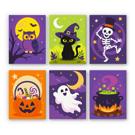 Bright Halloween Night mini paint by numbers – image 7