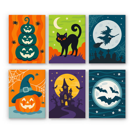 Halloween Moonlight Silhouettes mini paint by numbers – image 7