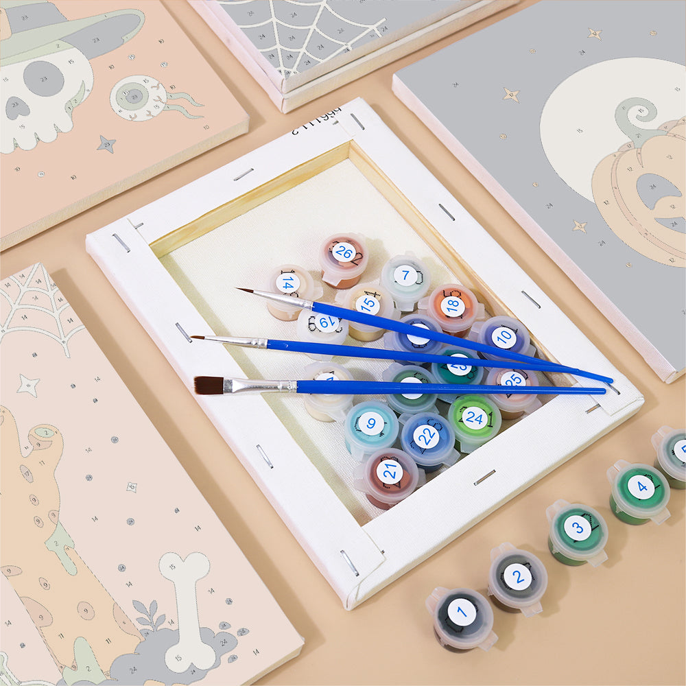 Spooky Witchcraft Icons mini paint by numbers – image 2