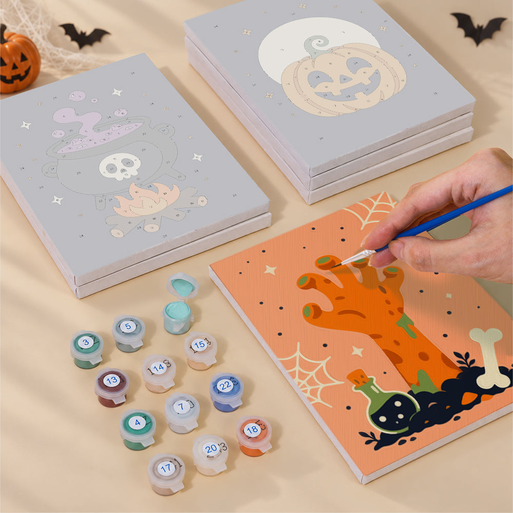 Spooky Witchcraft Icons mini paint by numbers – image 4