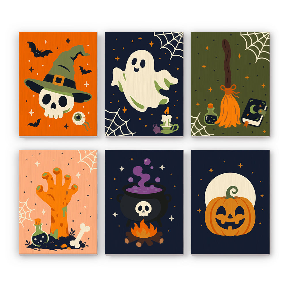 Spooky Witchcraft Icons mini paint by numbers – image 7