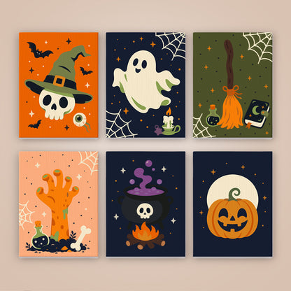 Spooky Witchcraft Icons mini paint by numbers – image 8