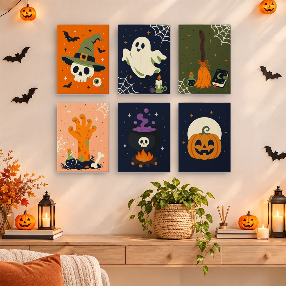 Spooky Witchcraft Icons mini paint by numbers – image 14