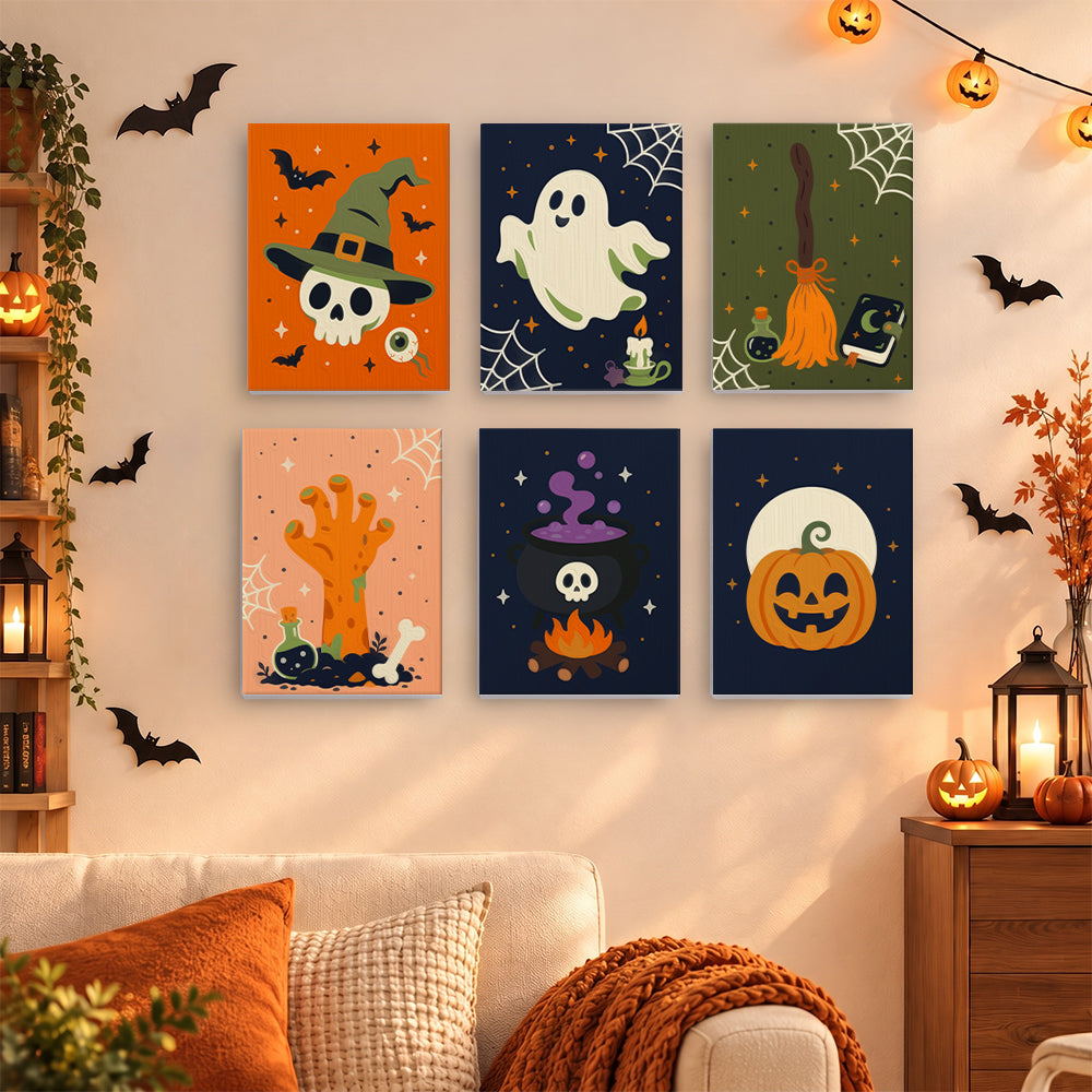 Spooky Witchcraft Icons mini paint by numbers – image 15