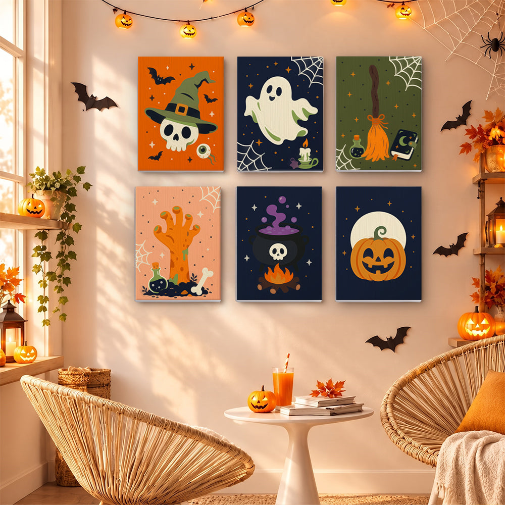 Spooky Witchcraft Icons mini paint by numbers – image 16