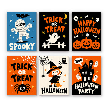 Halloween Party Slogan mini paint by numbers – image 7