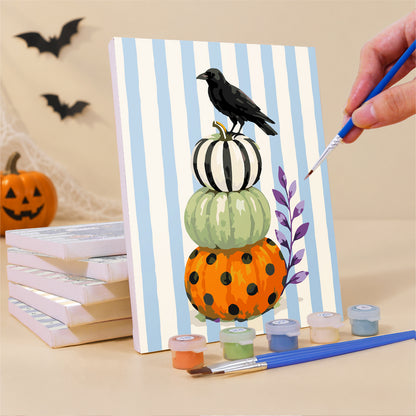 Vintage Halloween Still Life mini paint by numbers – image 3