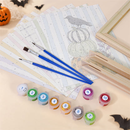 Vintage Halloween Still Life mini paint by numbers – image 11