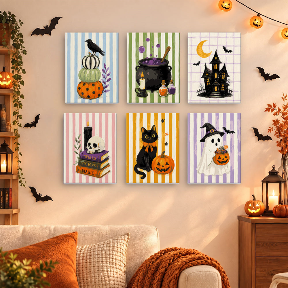 Vintage Halloween Still Life mini paint by numbers – image 15