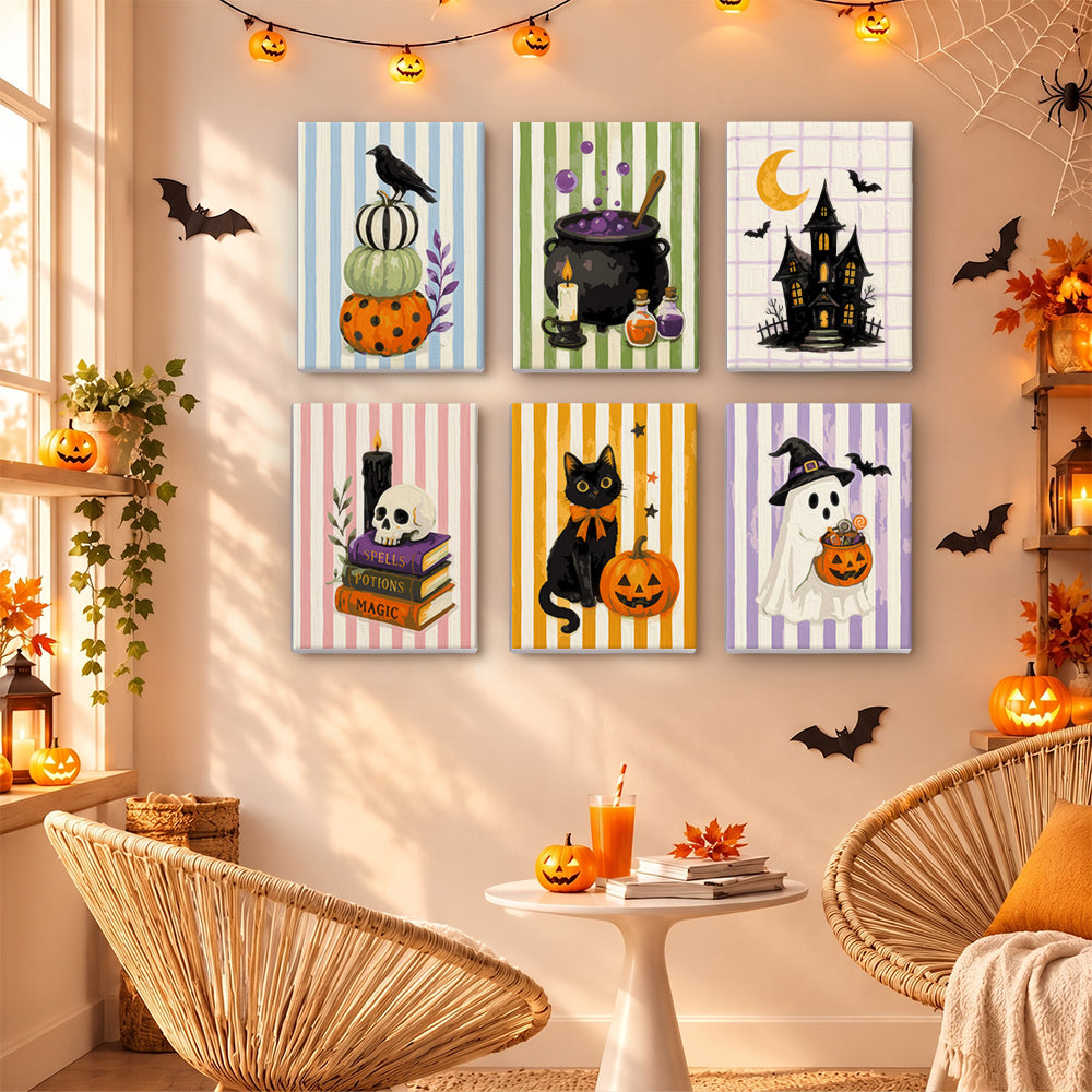Vintage Halloween Still Life mini paint by numbers – image 16