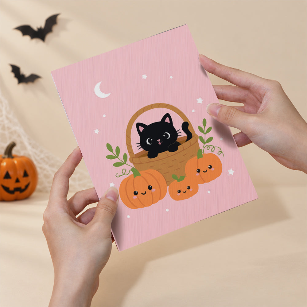 Pastel Pink Halloween mini paint by numbers – image 6