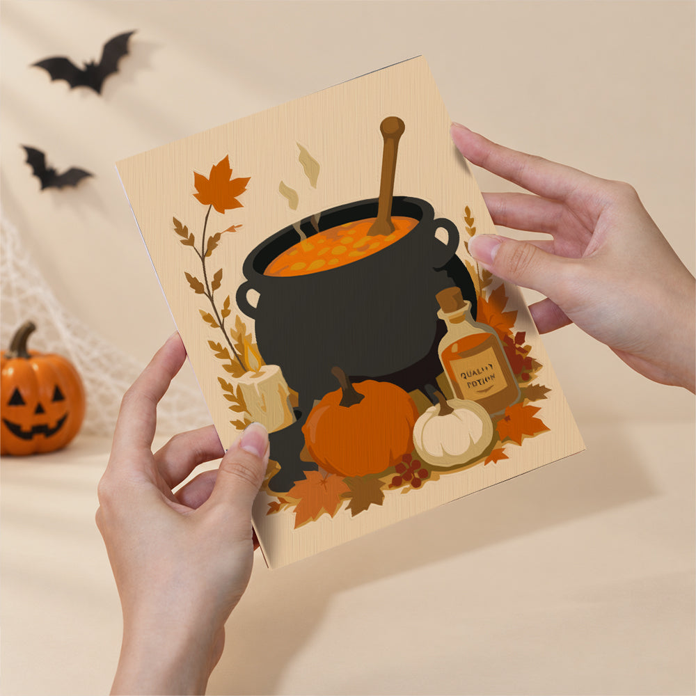 Autumn Halloween Magic mini paint by numbers – image 6