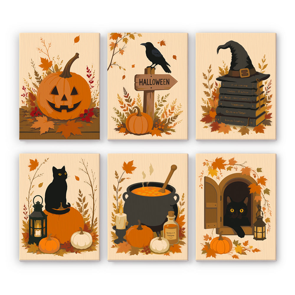 Autumn Halloween Magic mini paint by numbers – image 7