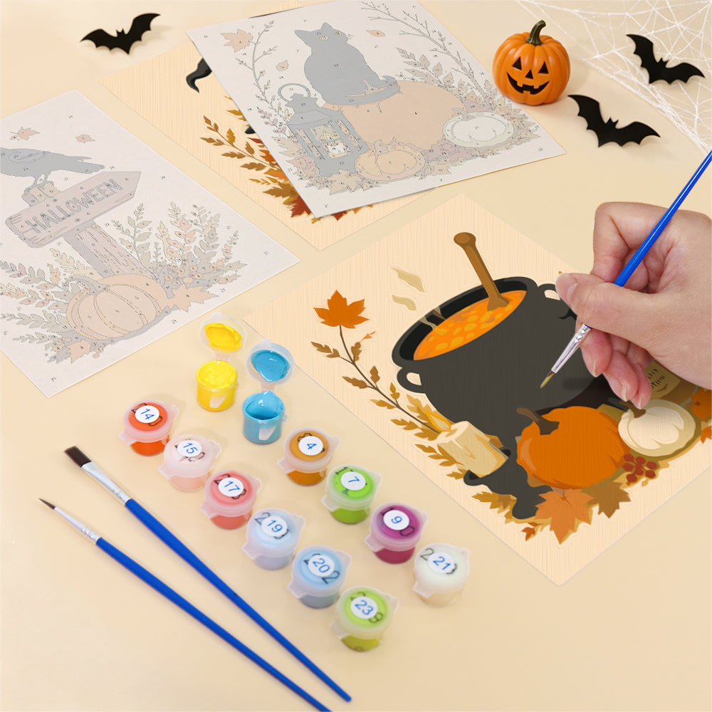 Autumn Halloween Magic mini paint by numbers – image 12