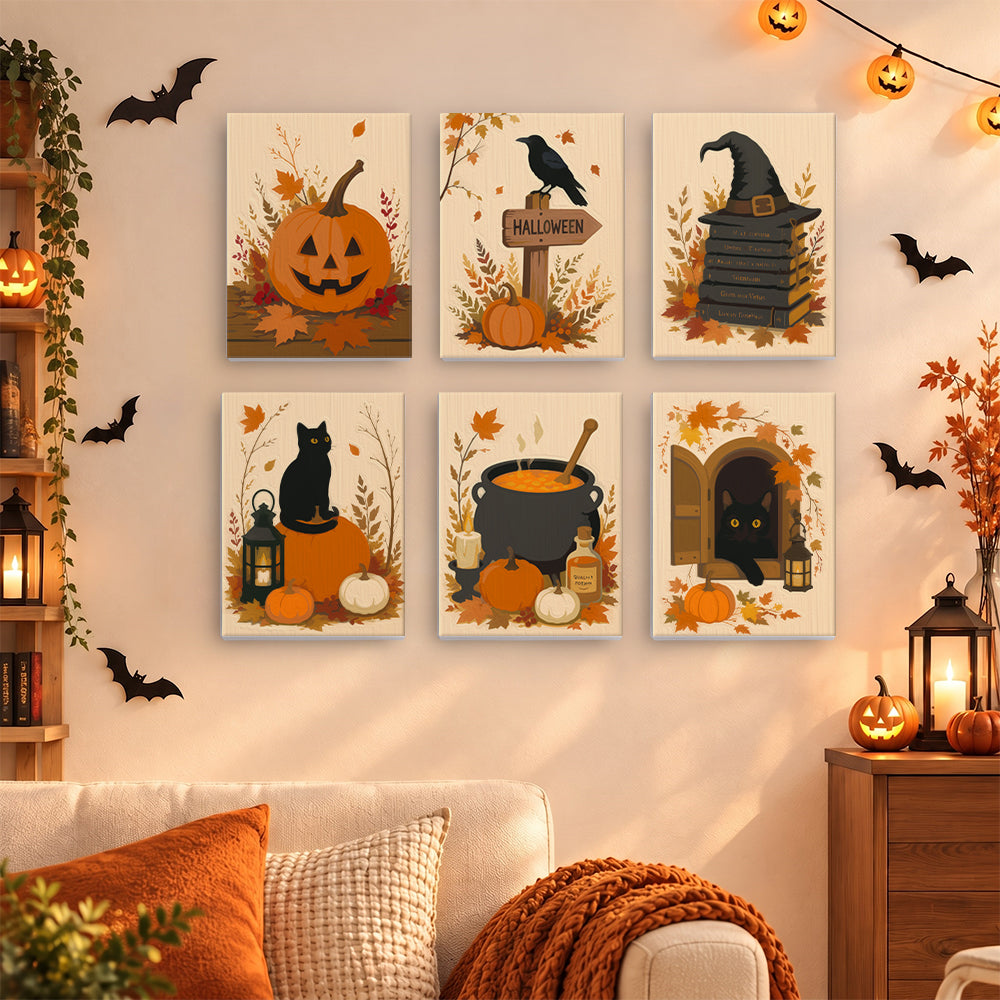 Autumn Halloween Magic mini paint by numbers – image 15