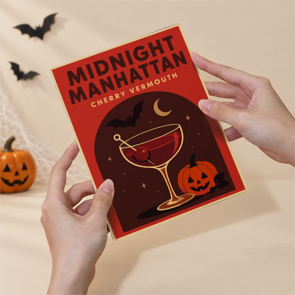 Haunted Cocktail Poster mini paint by numbers – image 6