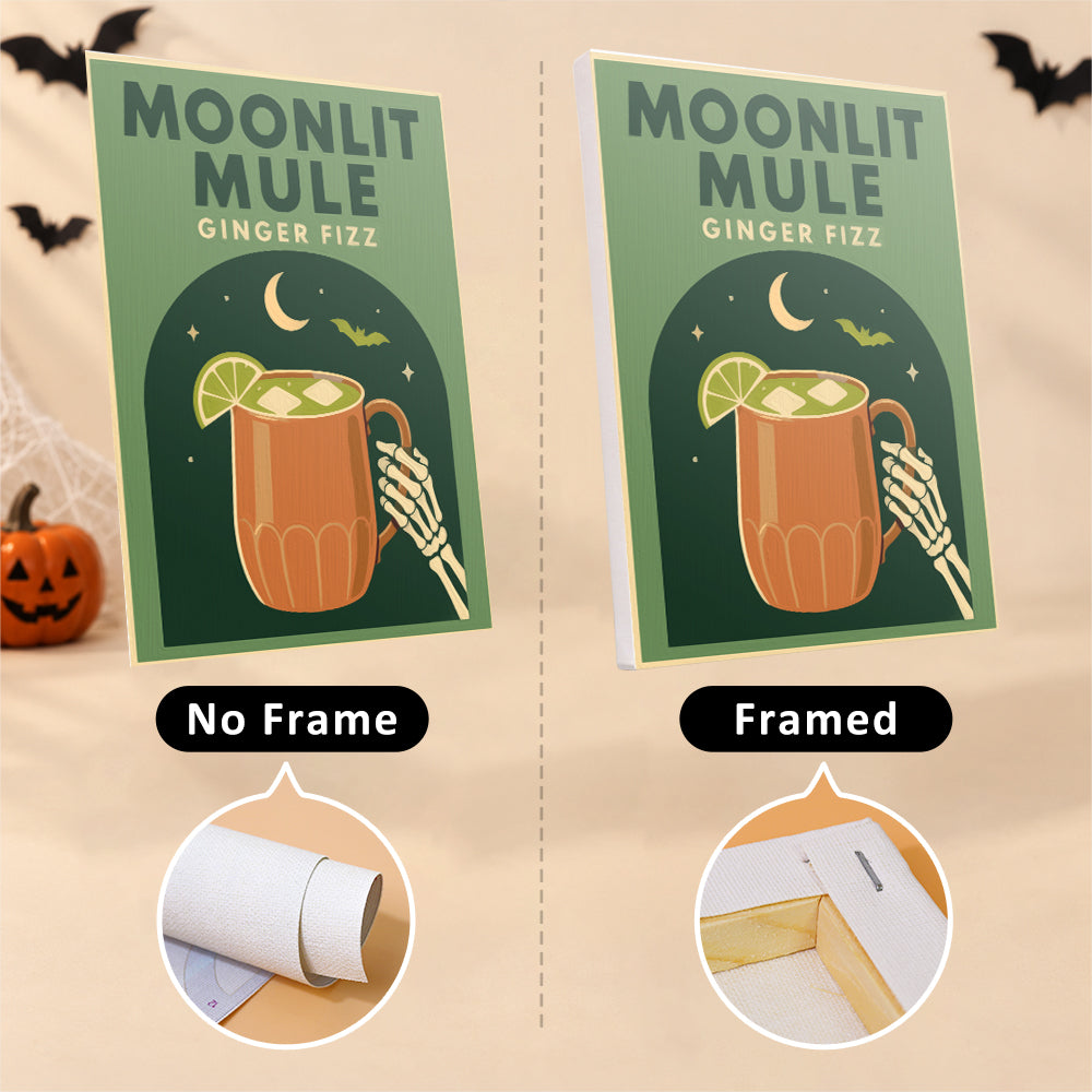 Haunted Cocktail Poster mini paint by numbers – image 13