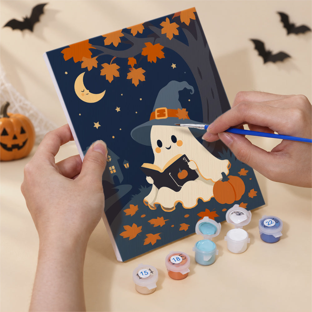 Little Witch Ghost Adventures mini paint by numbers – image 5