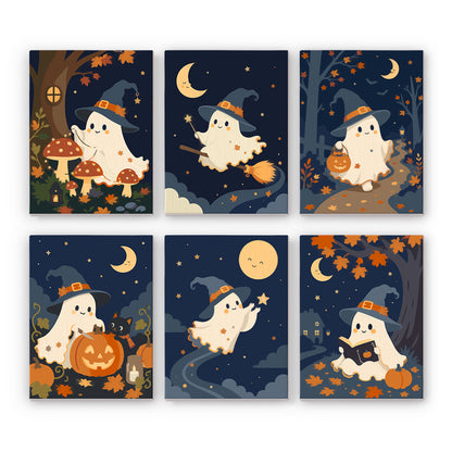 Little Witch Ghost Adventures mini paint by numbers – image 7