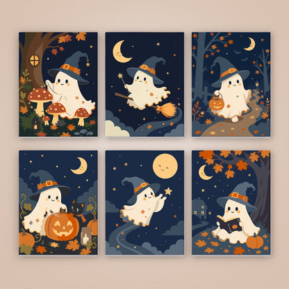 Little Witch Ghost Adventures mini paint by numbers – image 8